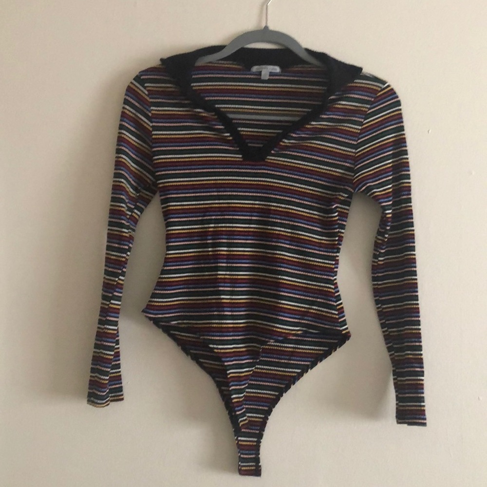 Charlotte Russe striped bodysuit